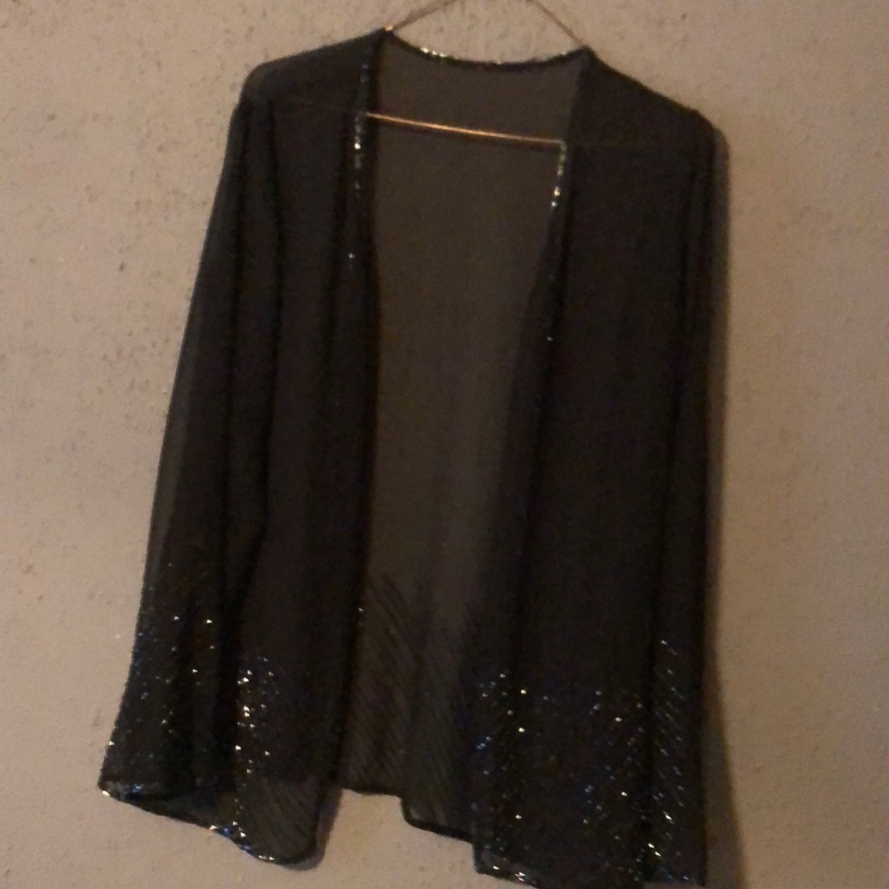 Classy sheer coverup or sheer jacket